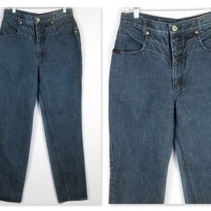 Vintage 1990's Lawman Western Jeans, Black Denim M